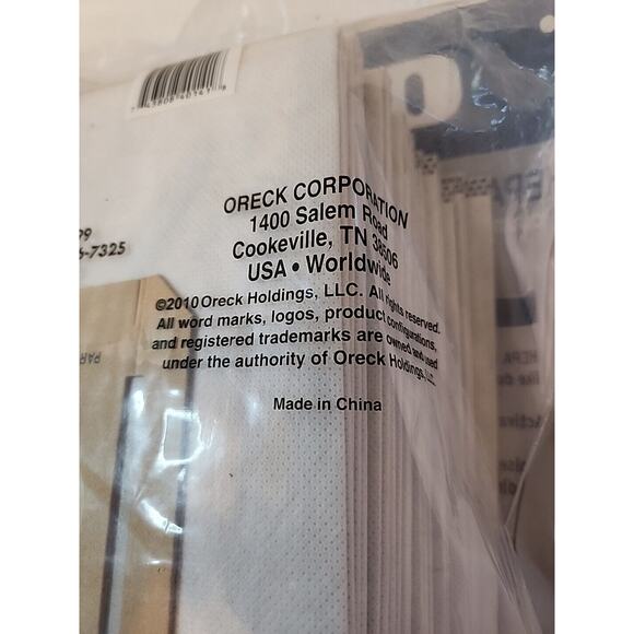 8 Pack Genuine ORECK HEPA FILTRATION Odor Fighting TYPE CC CCPK80H Vacuum Bags - Picture 11 of 11